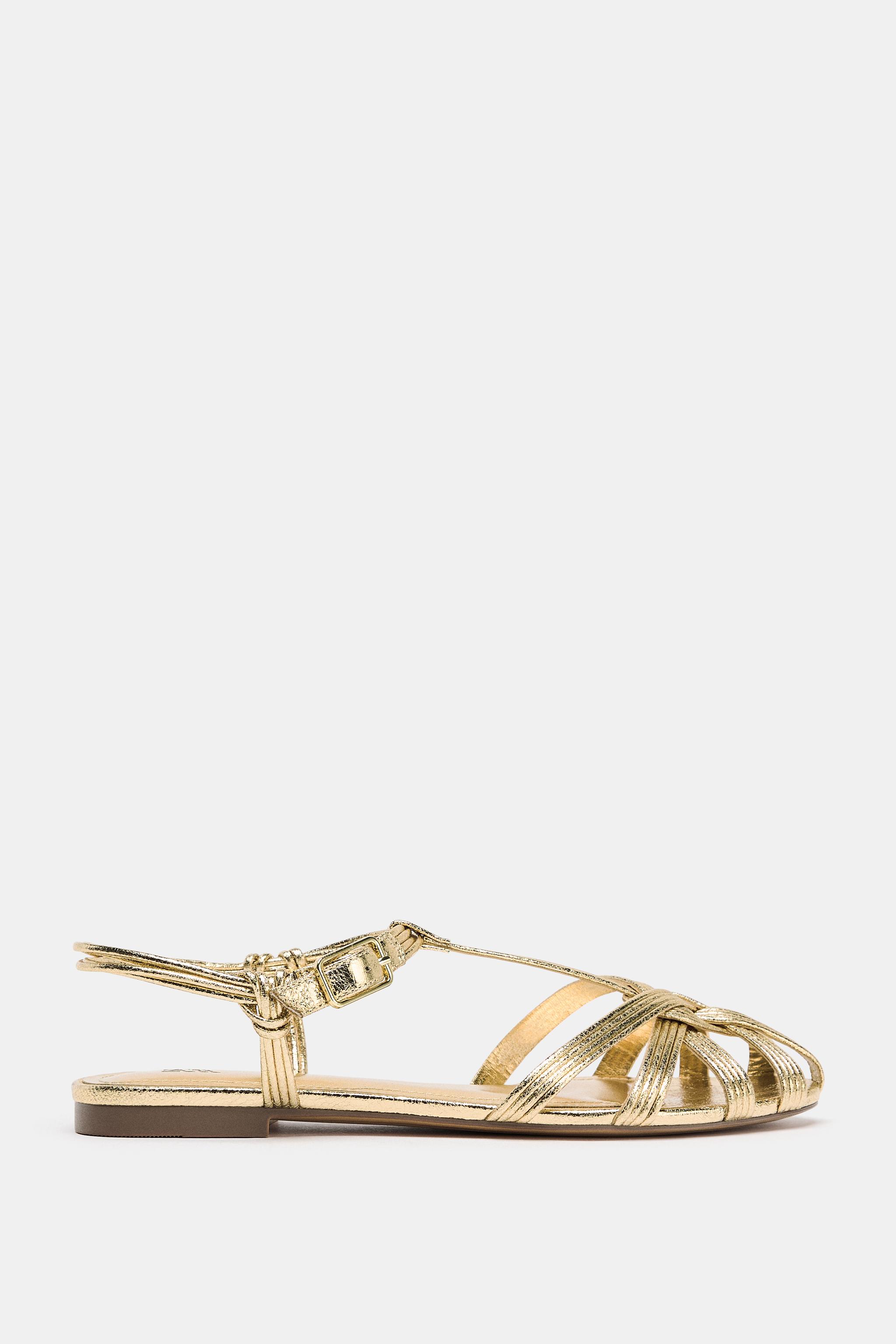 SANDALE PÊCHEUR PLAGE BRIDES EFFET MÉTALLISÉ